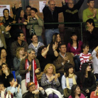 L'afició va gaudir de la victòria maçanetenca (SHUM - Vigo, 1a. nacional). Foto: Rubén García