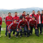 L'equip amb Oviedo al fons (Centro Asturiano - Astral Pool Maçanet)