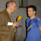 Stanis va atrevir-se a fer declaracions en català per Catalunya Ràdio (Astral Pool Maçanet - EMH Ceé)