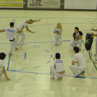 A mitja part va haver-hi exhibició de capoeira (AstralPool Maçanet - Roncato Patí Vic)